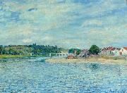 La Seine a Saint Mammes, Alfred Sisley